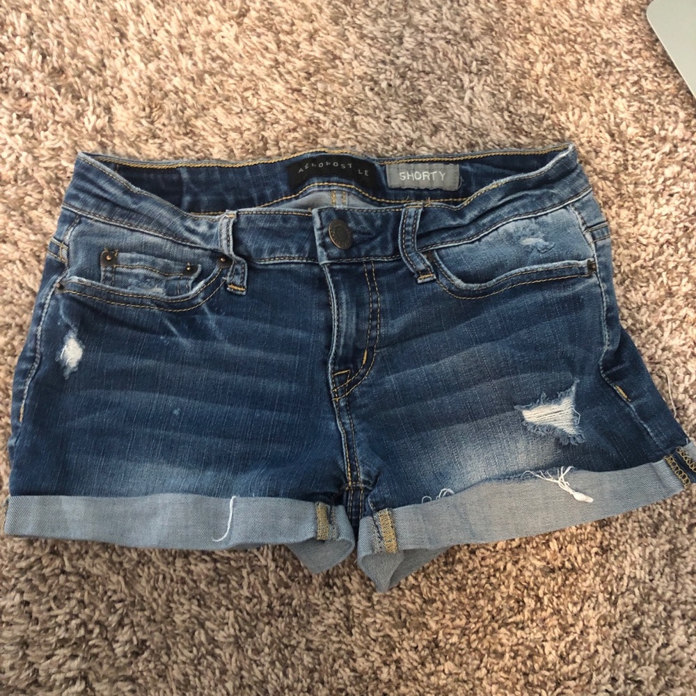 aeropostale jean shorts
